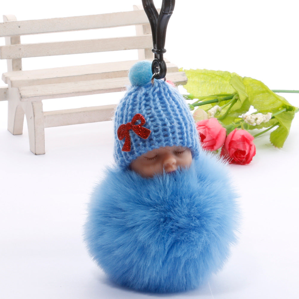 Wholesale Sleep Doll Plush Keychain